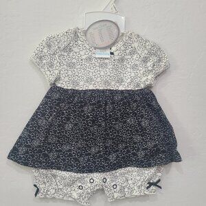 Kaola Baby Romper – Black & White, Newborn, One Piece, Nwt